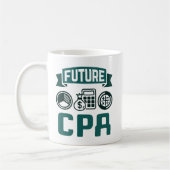 Future CPA Accounting Abschluss Kaffeetasse (Links)