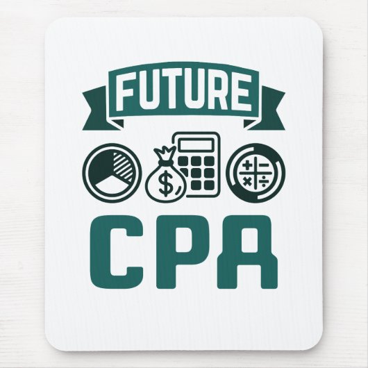 Future CPA Accounting Abschluss Mousepad (Vorne)