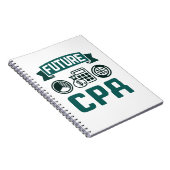 Future CPA Accounting Abschluss Notizblock (Rechte Seite)