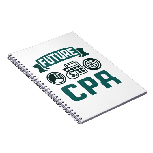 Future CPA Accounting Abschluss Notizblock (Rechte Seite)