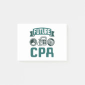 Future CPA Accounting Abschluss Post-it Klebezettel (Vorderseite)