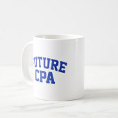 Future CPA Future Accountant Kaffeetasse (Vorderseite Links)