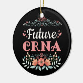 Future CRNA Nurse Anästhesist Keramik Ornament (Links)