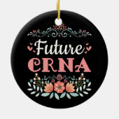 Future CRNA Nurse Anästhesist Keramik Ornament (Hinten)