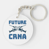 Future CRNA Nurse Anästhesist Schlüsselanhänger (Rückseite)