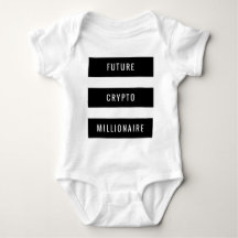 Future Crypto Millionaire Baby Block Design