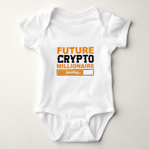 Future Crypto Millionaire Loading Baby Strampler