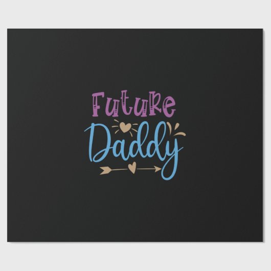 Future Daddy Geschenkpapier (Flach)