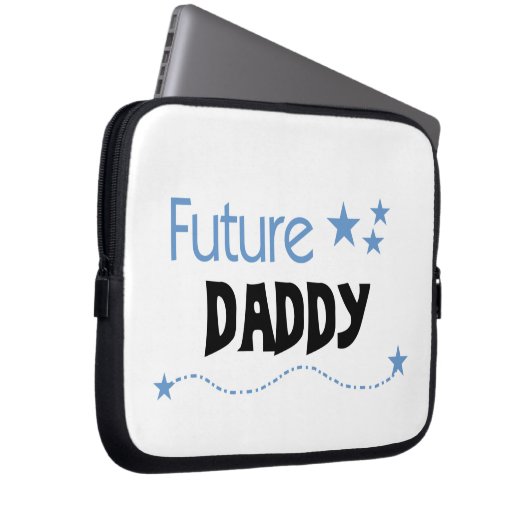 Future Daddy Gifts Laptopschutzhülle (Vorne Rechts)