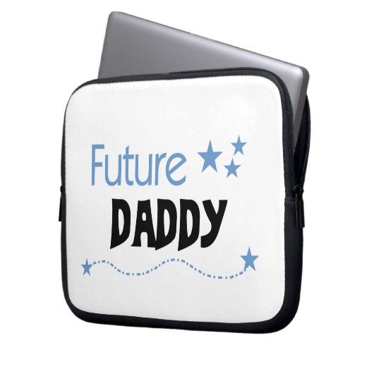 Future Daddy Gifts Laptopschutzhülle (Vorderseite Links)
