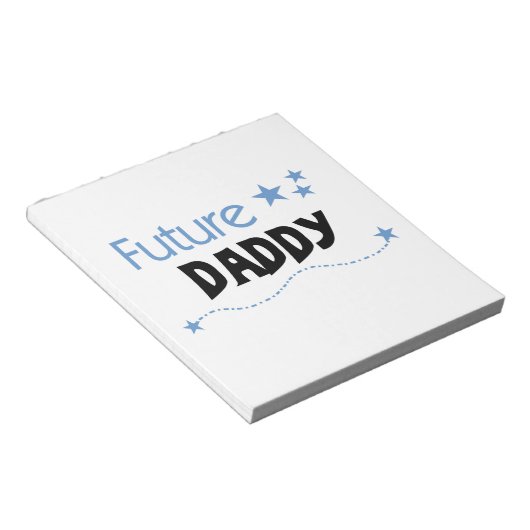 Future Daddy Gifts Notizblock (angewinkelt)