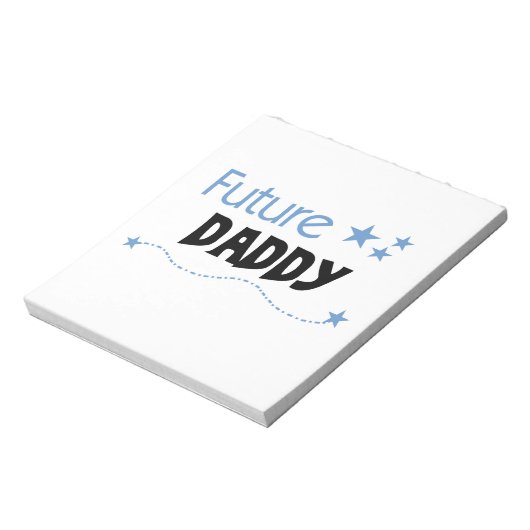 Future Daddy Gifts Notizblock (Rotiert)