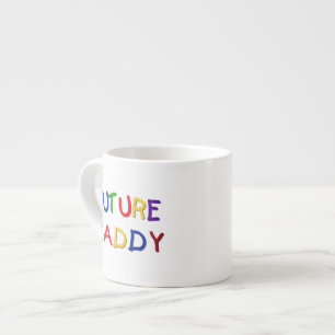 Future Daddy Primary Colors - T - Shirt und Gesche Espressotasse