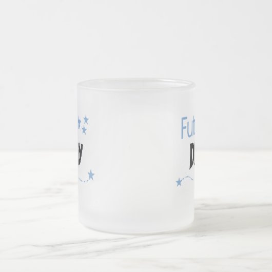 Future Daddy Tshirts und Geschenke Mattglastasse (Mittel)