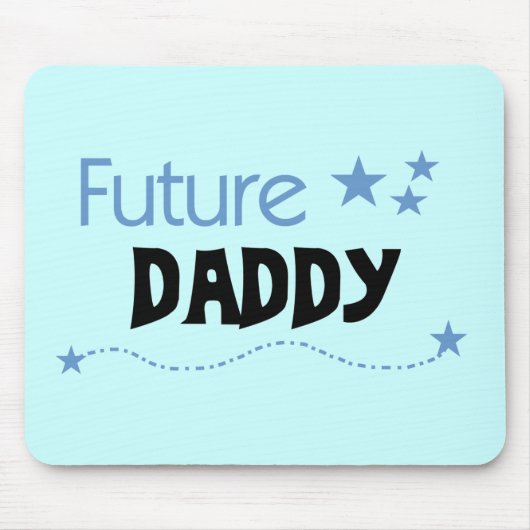 Future Daddy Tshirts und Geschenke Mousepad (Vorne)