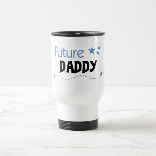 Future Daddy Tshirts und Geschenke Reisebecher (Mittel)