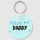 Future Daddy Tshirts und Geschenke Schlüsselanhänger (Vorderseite)
