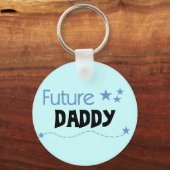 Future Daddy Tshirts und Geschenke Schlüsselanhänger (Vorderseite)