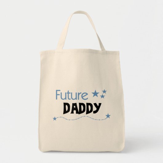 Future Daddy Tshirts und Geschenke Tragetasche (Vorne)