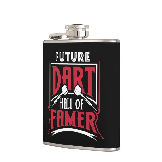 Future Dart Hall of Famer Flask 6 oz. Flachmann (Links)
