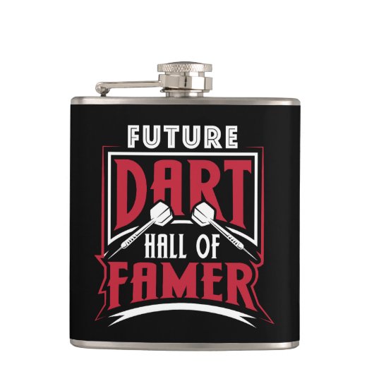 Future Dart Hall of Famer Flask 6 oz. Flachmann (Vorderseite)