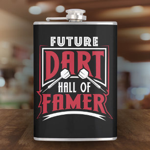 Future Dart Hall of Famer Vinyl Wrapped Flask 8 oz Flachmann