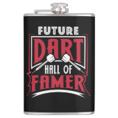 Future Dart Hall of Famer Vinyl Wrapped Flask 8 oz Flachmann (Vorderseite)