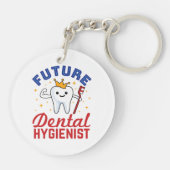 Future Dental Hygienist RDH Schlüsselanhänger (Rückseite)