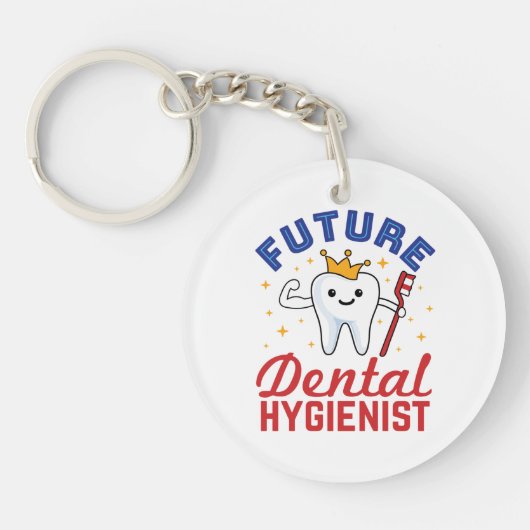 Future Dental Hygienist RDH Schlüsselanhänger (Vorderseite)