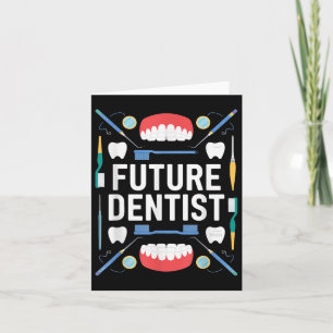 Future Dentist Abschluss School Kinder Kleinkind W Karte