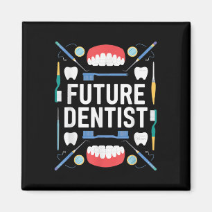 Future Dentist Abschluss School Kinder Kleinkind W Magnet