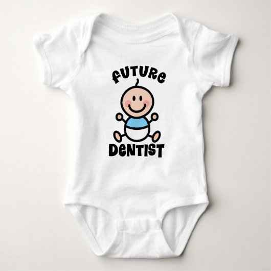 Future Dentist Baby Gift Baby Strampler (Vorderseite)