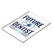 Future Dentist Dental School Student Abschluss Notizblock (Linke Seite)