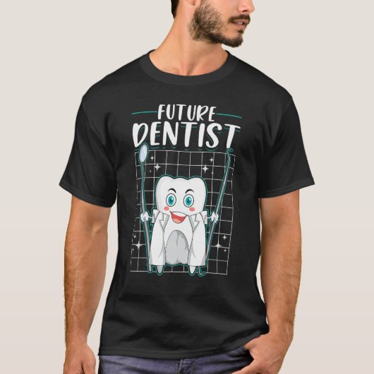 Future Dentist Dentistry Dental Student Kids T-Shirt (Vorderseite)