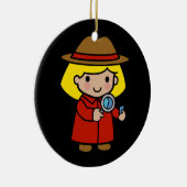 Future Detective / Forensic Scientist / P.I. Keramik Ornament (Rechts)