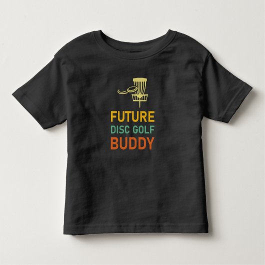 Future Disk Golf Buddy - Flying Disk - Frisbee Kleinkind T-shirt (Vorderseite)