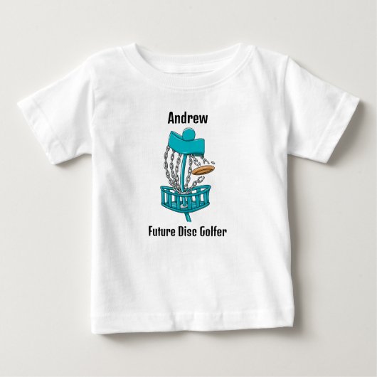 Future Disk Golfer Baby T-shirt (Vorderseite)