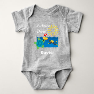 Future Diver Design - Baby Jersey Bodysuit Baby Strampler