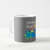 Future Diver Design - Klassische Tasse (Vorderseite Links)