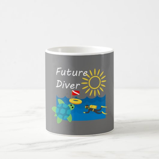 Future Diver Design - Klassische Tasse (Mittel)