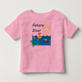 Future Diver Design - Kleinkind Fine Jersey T - Sh Kleinkind T-shirt (Vorderseite)