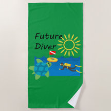 Future Diver Design - Strandtuch