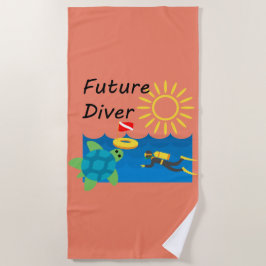 Future Diver Design - Strandtuch