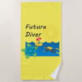 Future Diver Design - Strandtuch (Vorderseite)