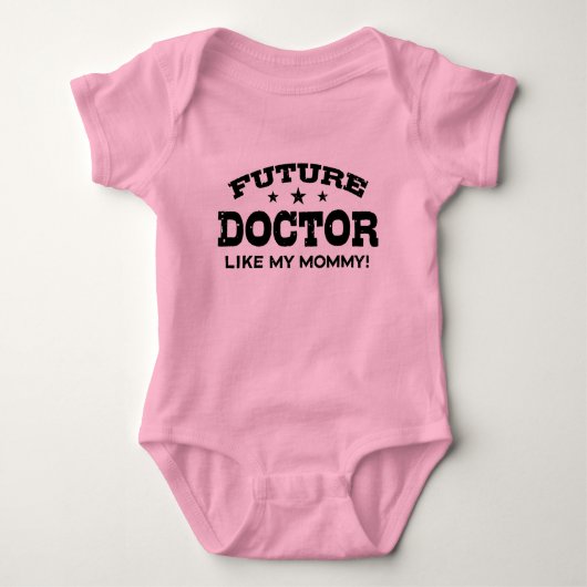 Future Doctor Baby Bodysuit Baby Strampler (Vorderseite)