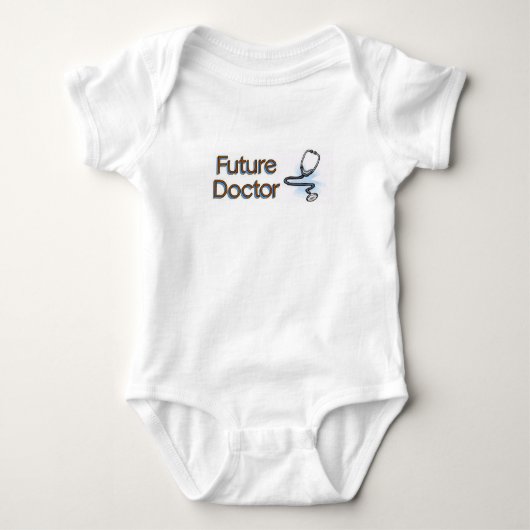 Future Doctor Baby Strampler (Vorderseite)