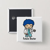 Future Doctor Button (Vorne & Hinten)