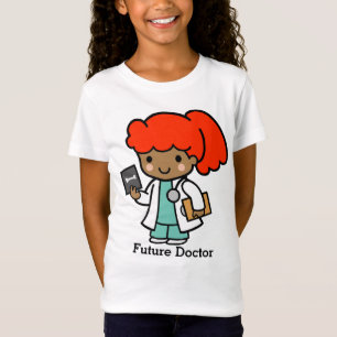 Future Doctor Girl mit Xray T-Shirt
