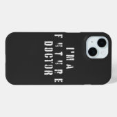 Future Doctor Grunge-Typografie-Design Case-Mate iPhone Hülle (Rückseite (Horizontal))