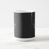 Future Doctor Grunge-Typografie-Design Kaffeetasse (Mittel)